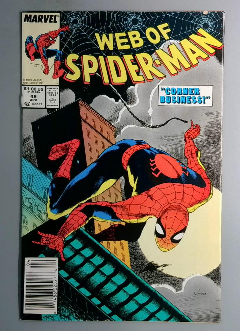 Web of Spider-Man #49 Newsstand Edition Marvel 1989