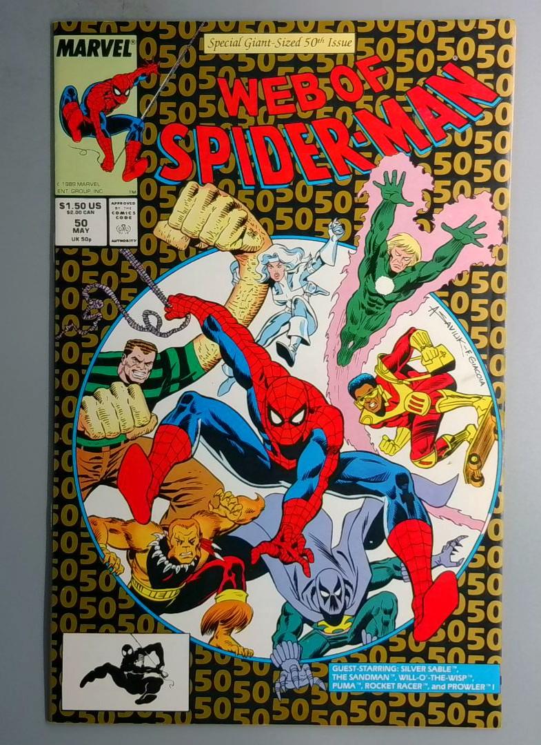 Web of Spider-Man #50 Marvel 1989
