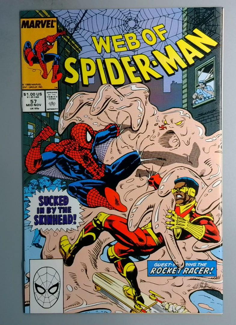 Web of Spider-Man #57 Direct Edition Marvel 1989