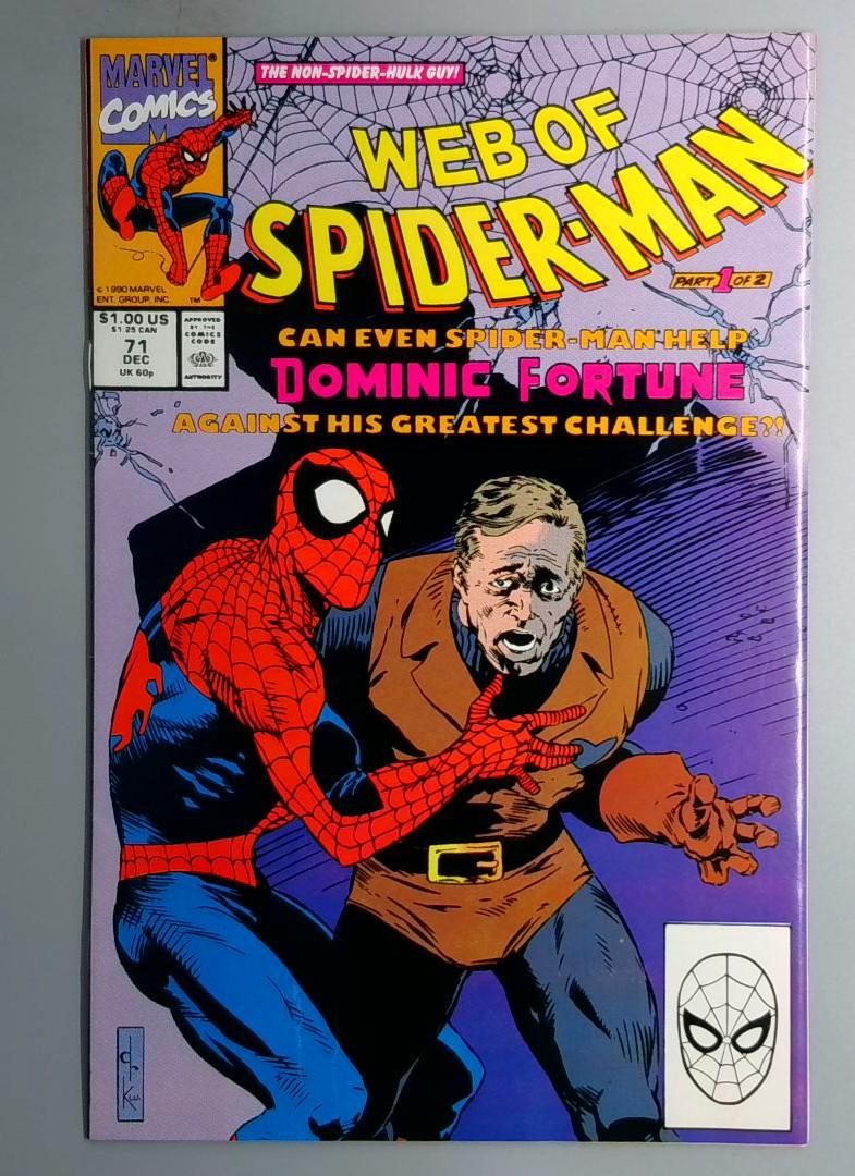 Web of Spider-Man #71 Direct Edition Marvel 1990
