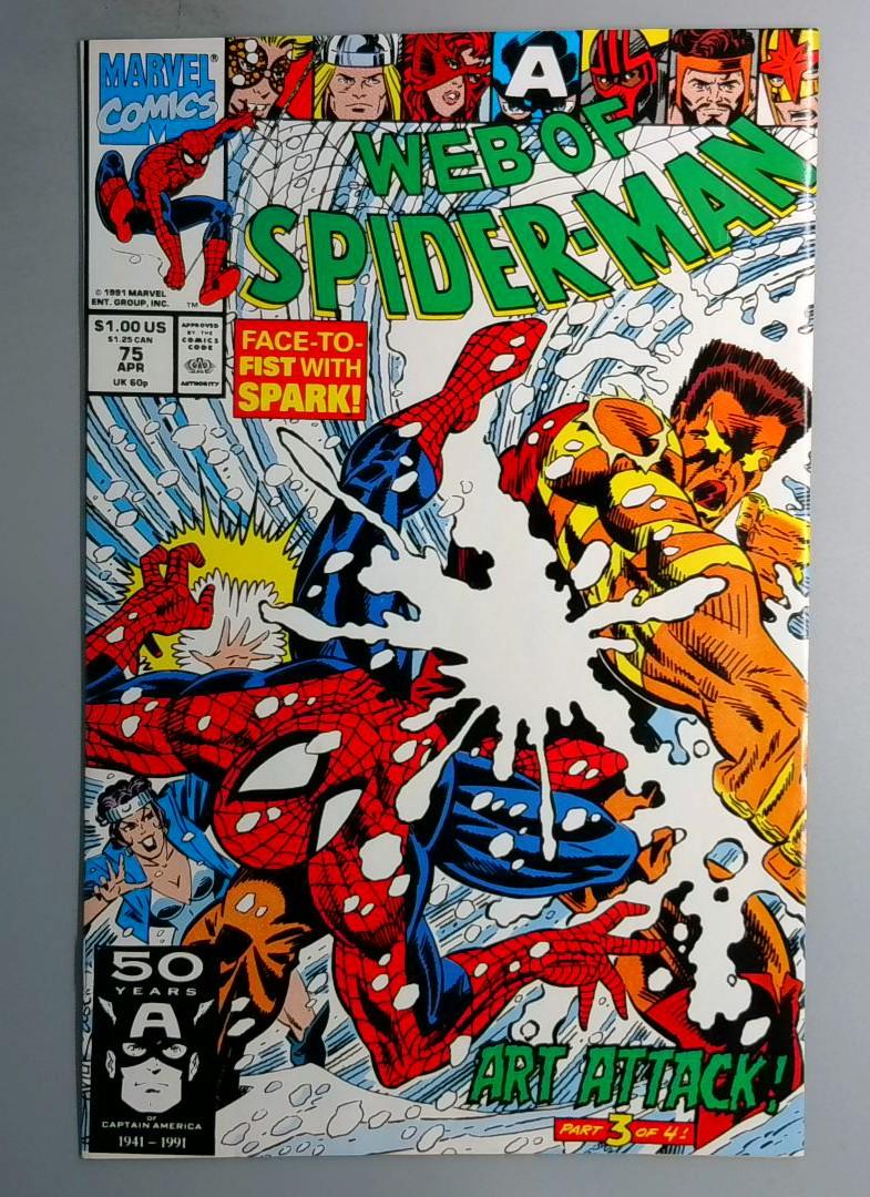 Web of Spider-Man #75 Direct Edition Marvel 1991