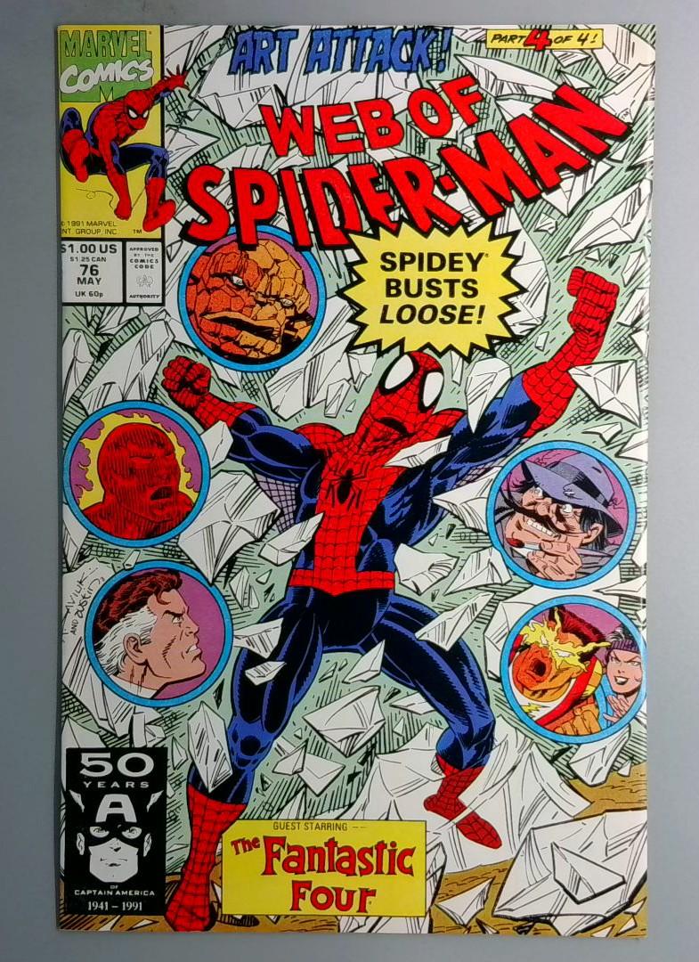 Web of Spider-Man #76 Direct Edition Marvel 1991