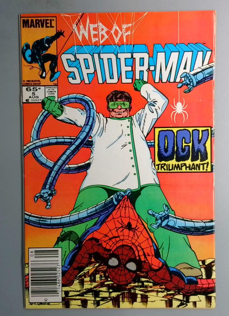 Web of Spider-Man #5 Newsstand Edition Marvel 1985