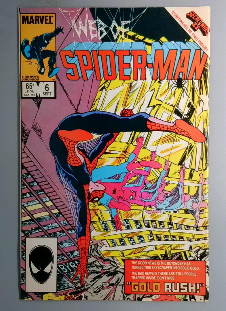 Web of Spider-Man #6 Direct Edition Marvel 1985