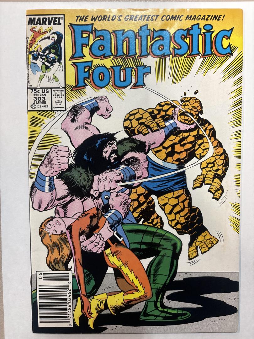 Fantastic Four #303 Newsstand Edition Marvel 1987