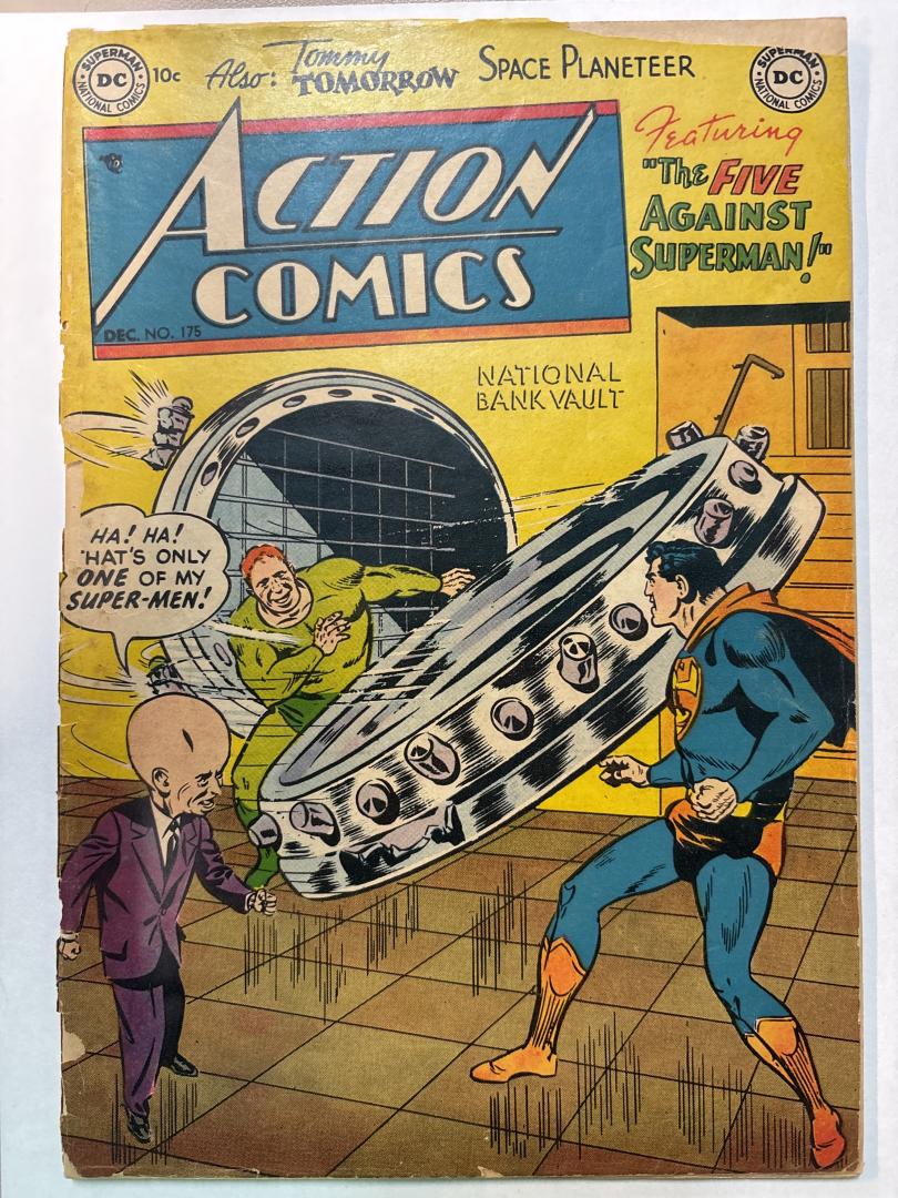 Action Comics #175 DC 1952 Detached Covers