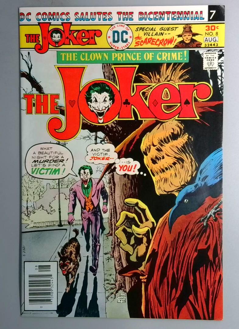 Joker #8 FN+ Scarecrow, DC 1976