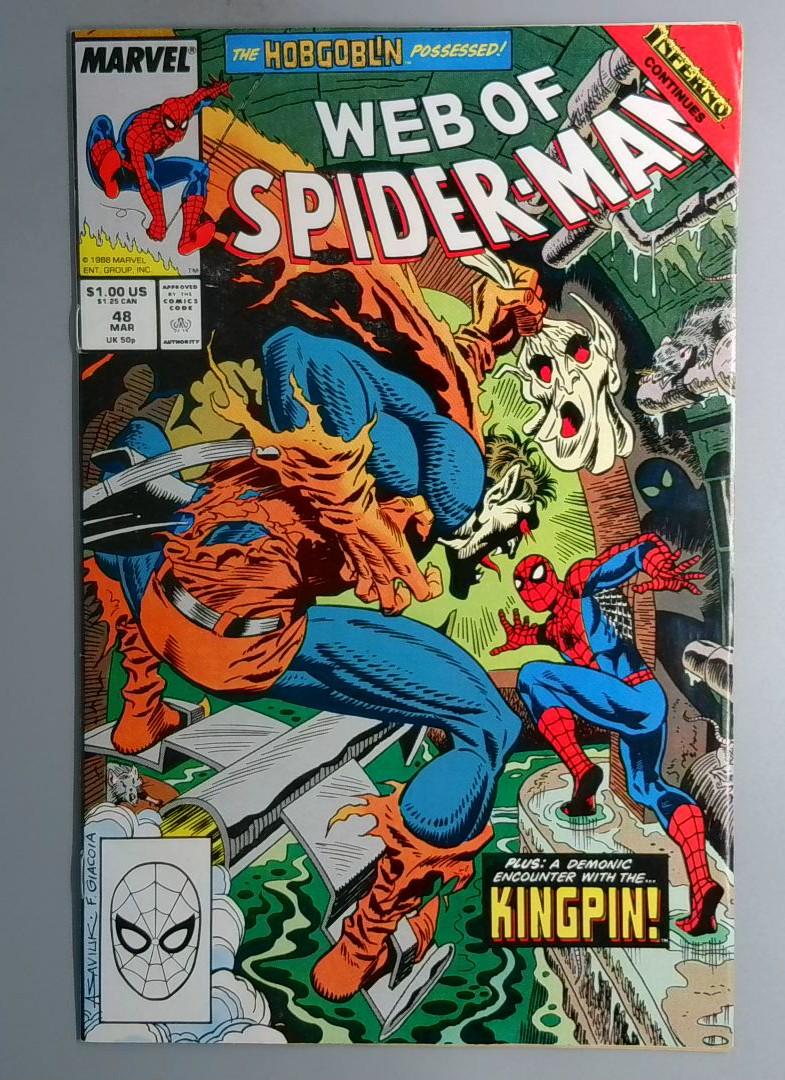 Web of Spider-Man #48 Hobgoblin Marvel 1988