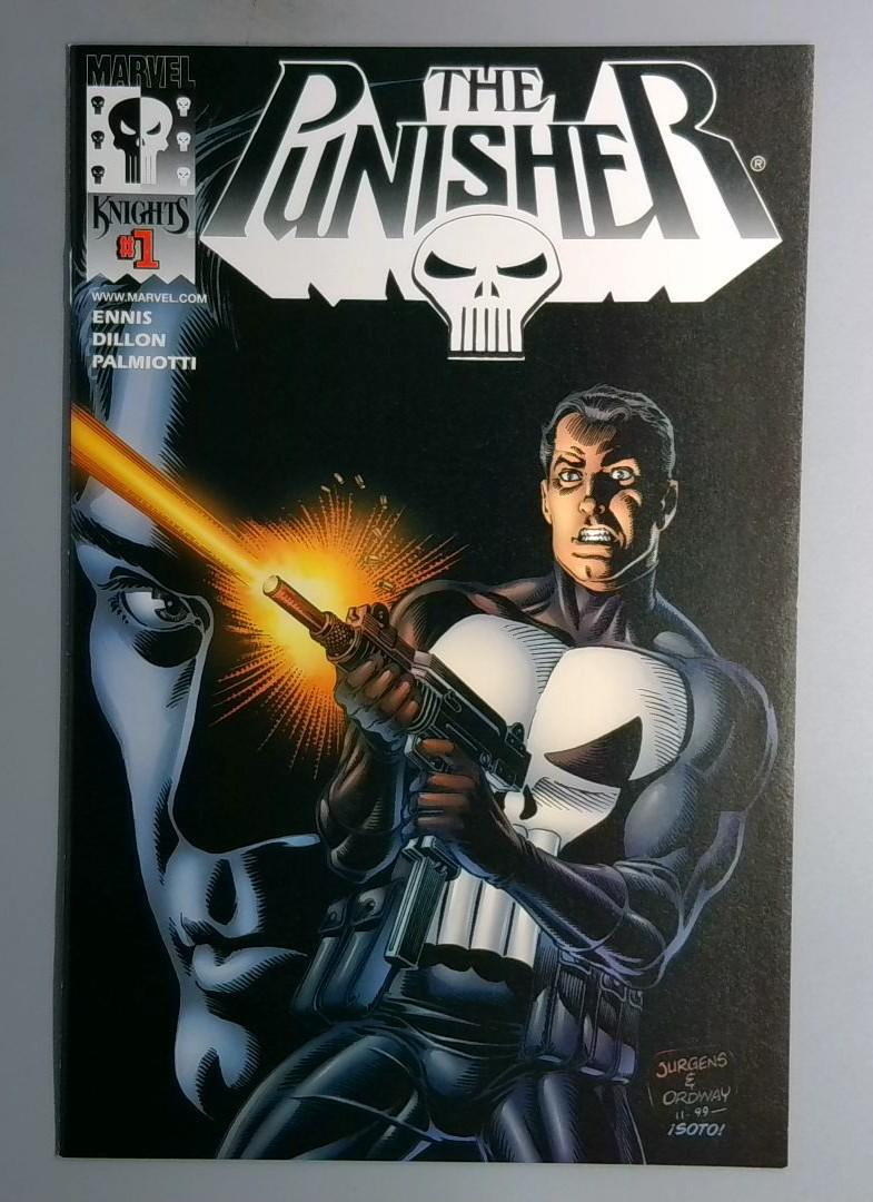 Punisher #1 VF Dynamic Forces Variant with COA, Marvel 2000