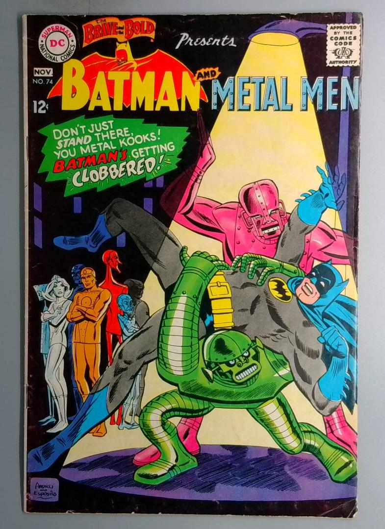 Brave and the Bold #74 VG+ 1st Dr. Deadalus DC 1967