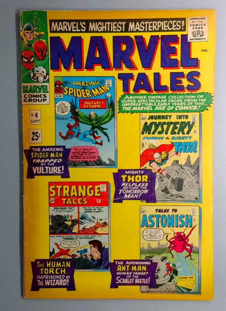 Marvel Tales #4 VG Reprints Amazing Spider-Man 7 Marvel 1966