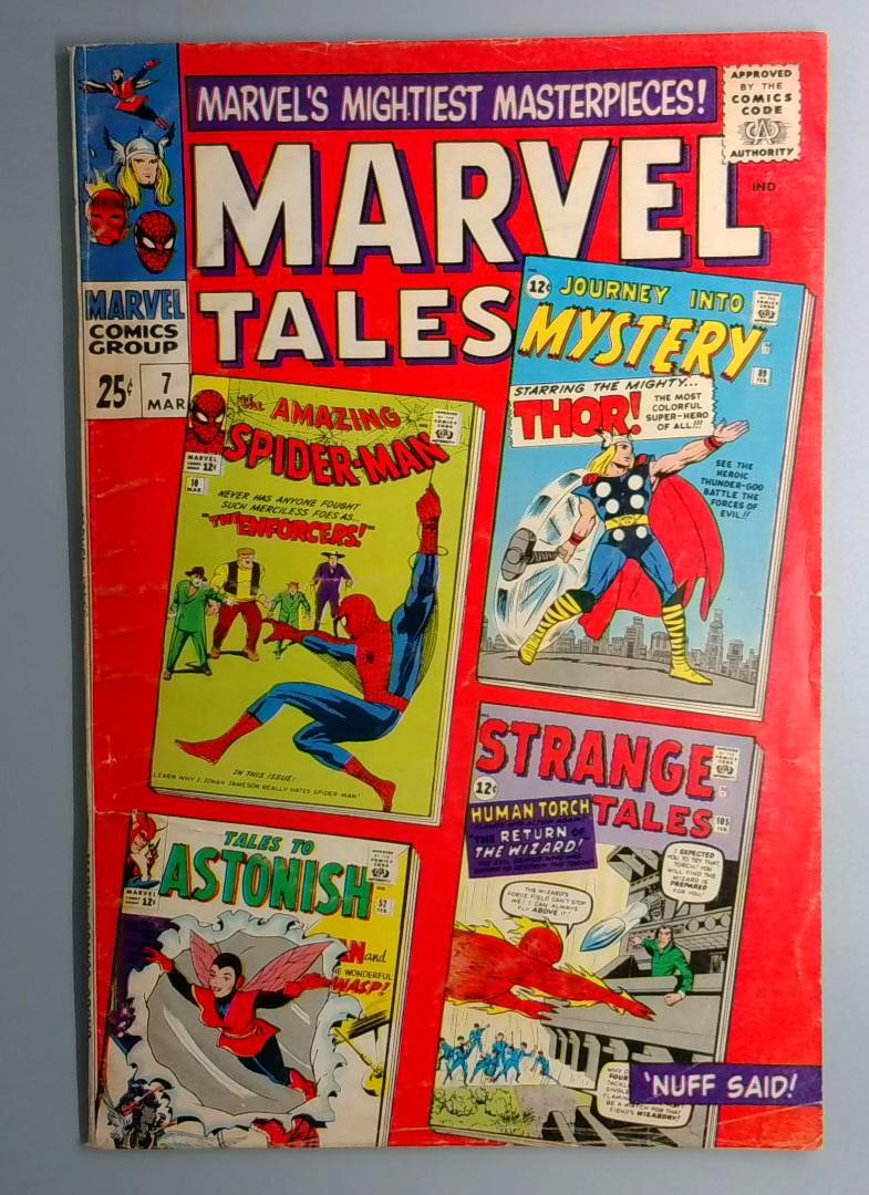Marvel Tales #7 Reprints Amazing Spider-Man 10 Marvel 1967