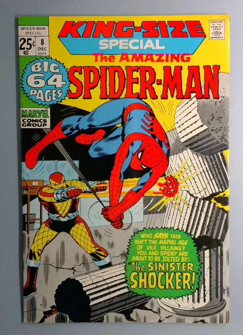 Amazing Spider-Man Annual #8 FN Subscription Crease, Marvel 1971