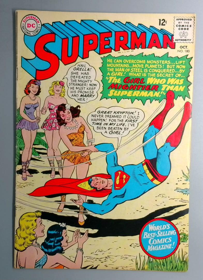 Superman #180 VG DC 1965