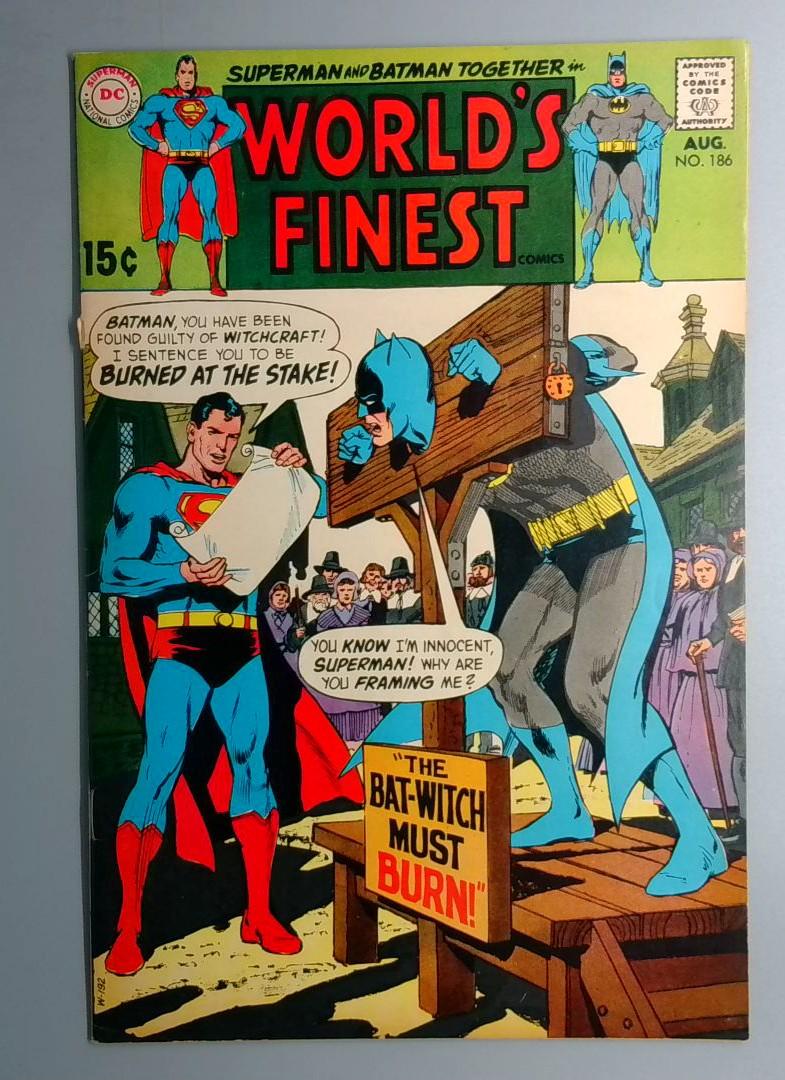 World's Finest Comics #186 FN/VF DC August 1969
