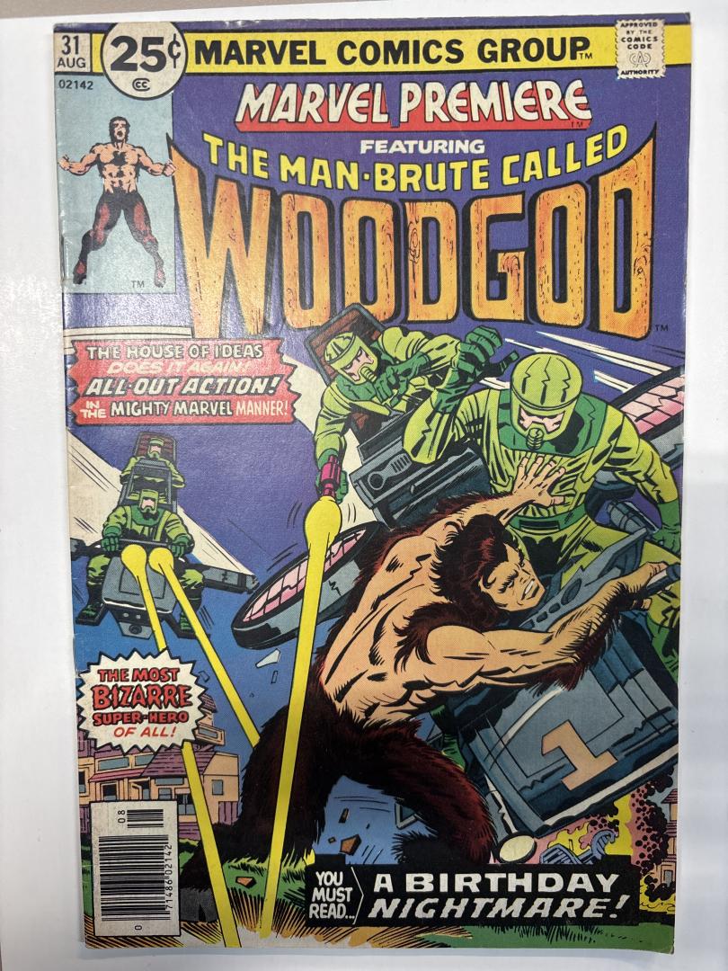 Marvel Premiere #31 1st Appearance of Man-Brute Marvel 1976