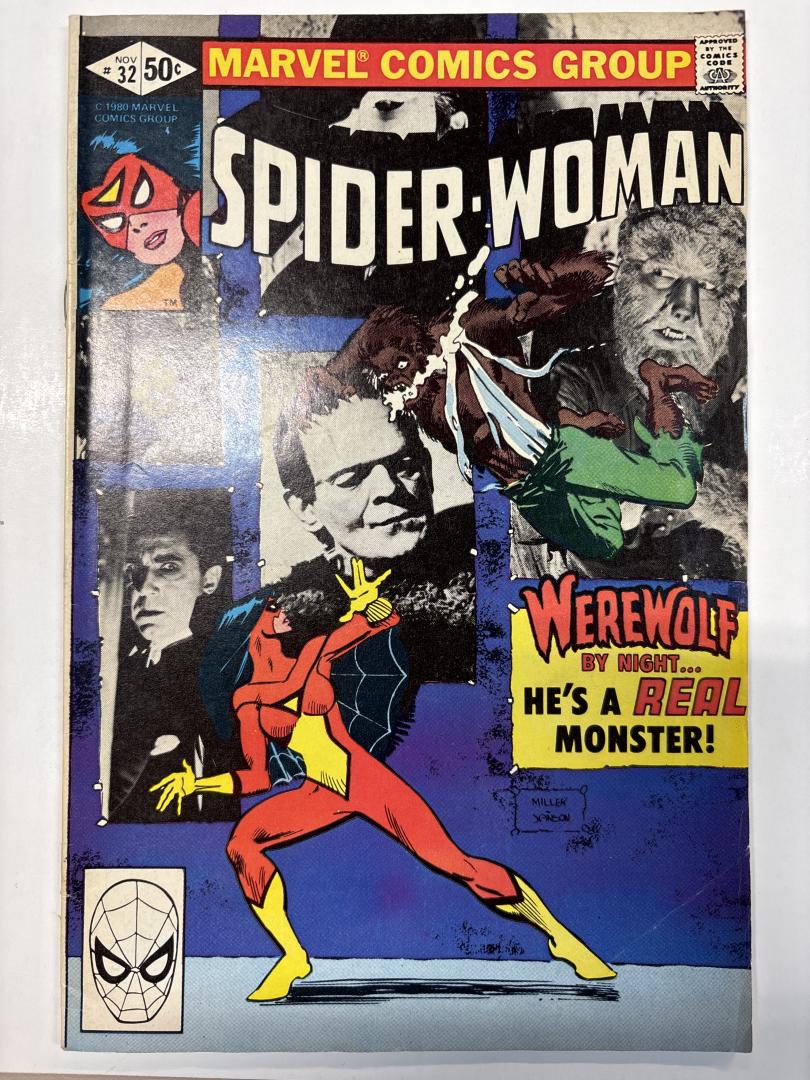 Spider-Woman #32 FN Werewolf by Night Appearance Direct Edition Marvel 1980