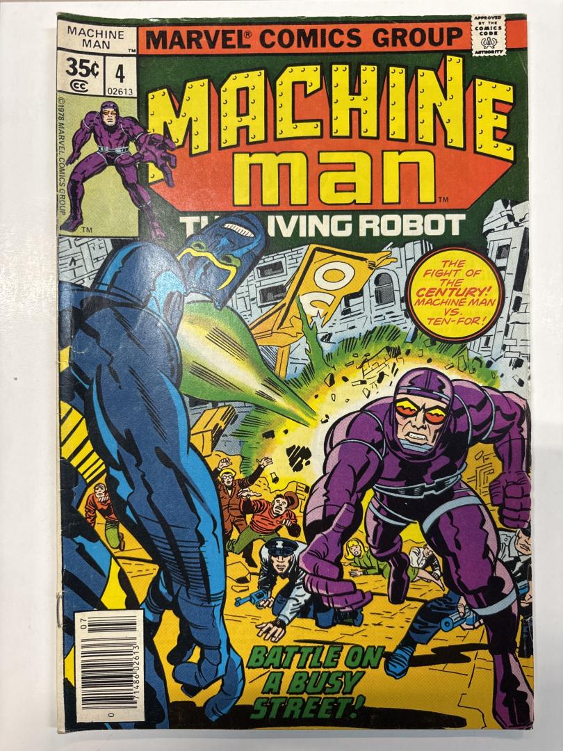 Machine Man #4 Marvel 1978