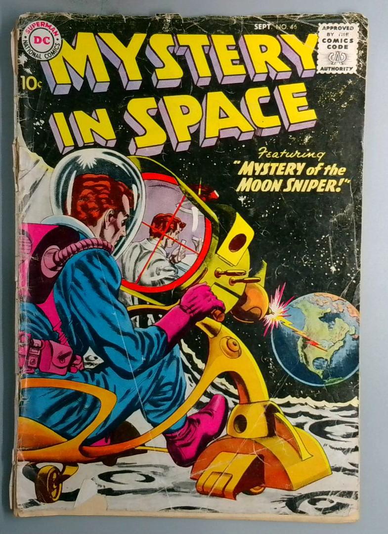 Mystery in Space #46 Top Staple Detached, DC 1958