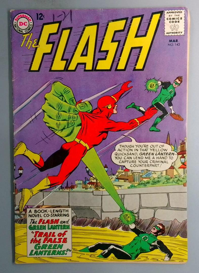 Flash #143 VG/FN 1st Appearance of T.o. Morrow DC 1964
