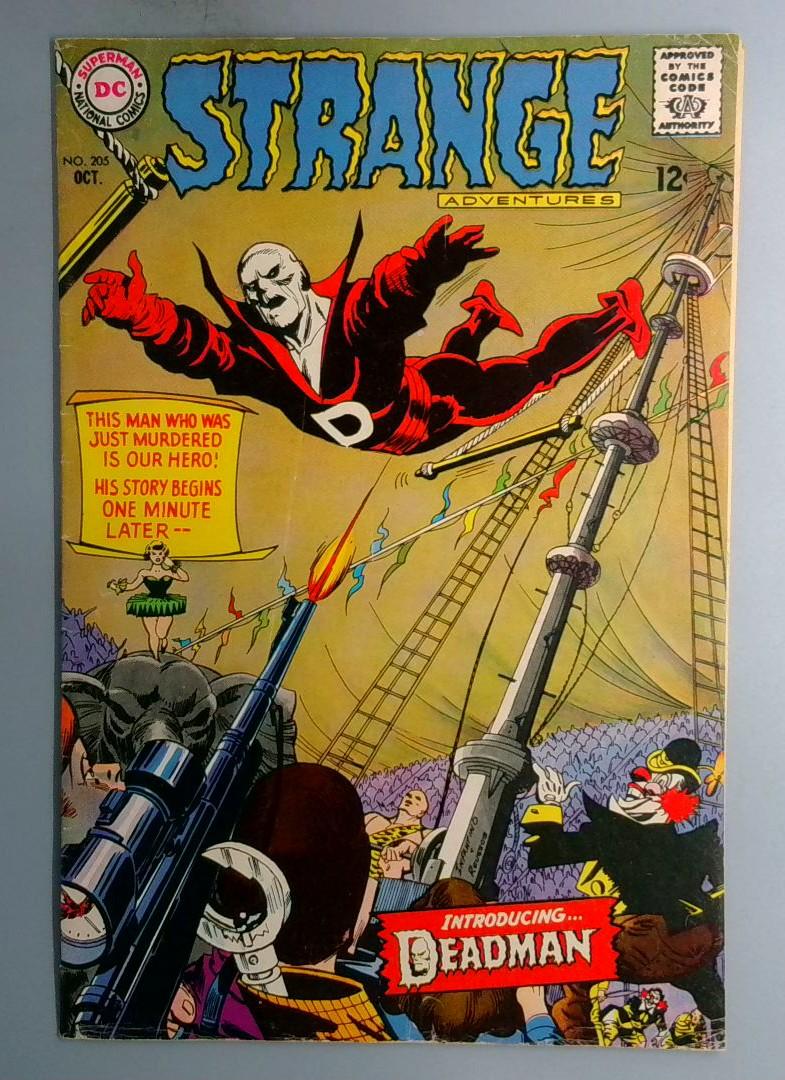 Strange Adventures #205 FN- 1st Appearance of Deadman DC 1967