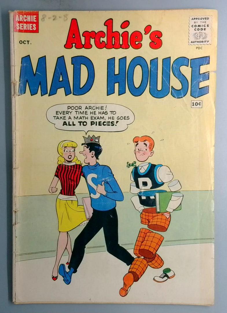 Archie's Mad House #8 Archie Comics 1960