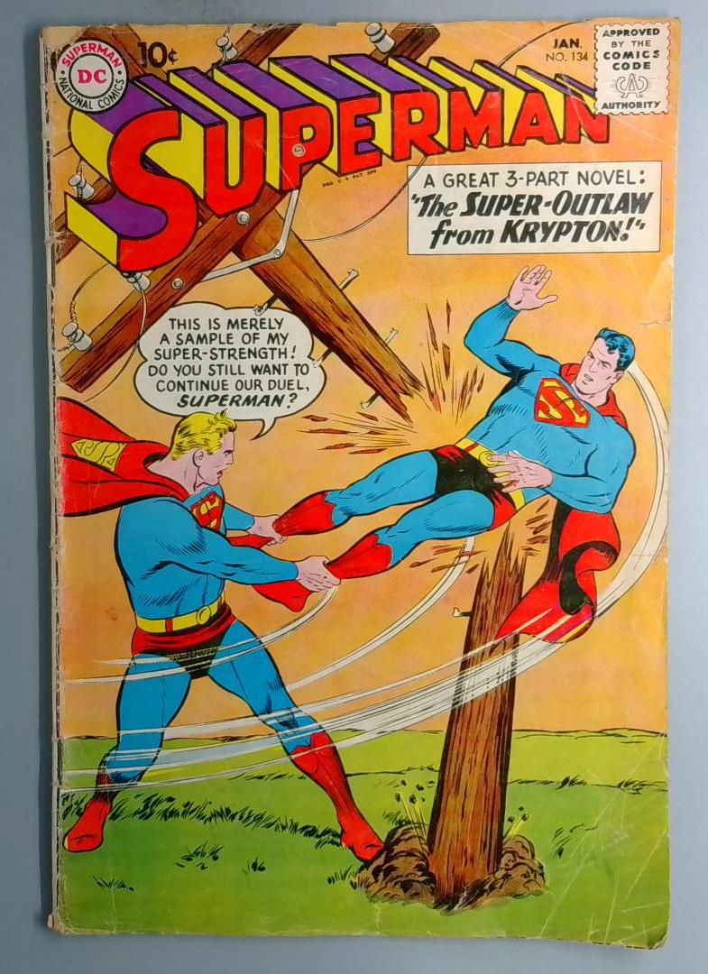 Superman #134 GD/VG DC 1960