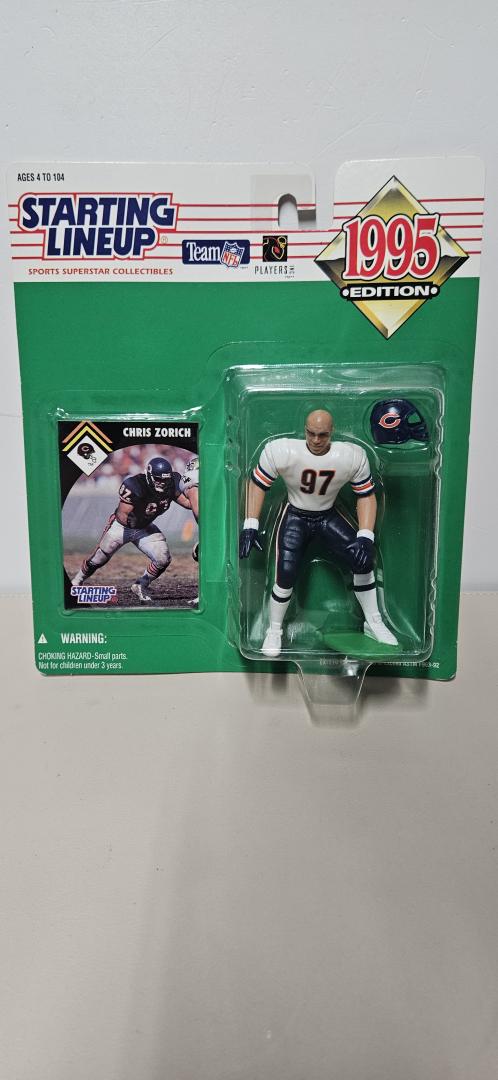 Chris Zorich Starting Lineup 1995 Edition Kenner