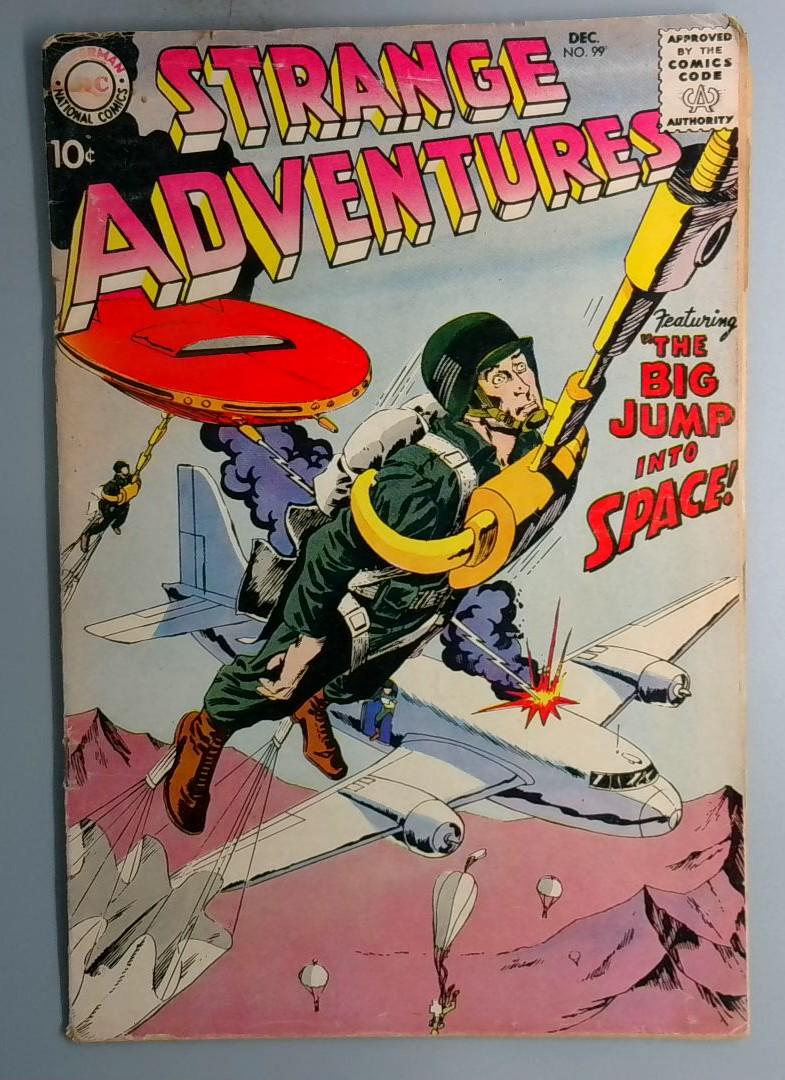 Strange Adventures #99 VG- Centerfold Detached DC 1958