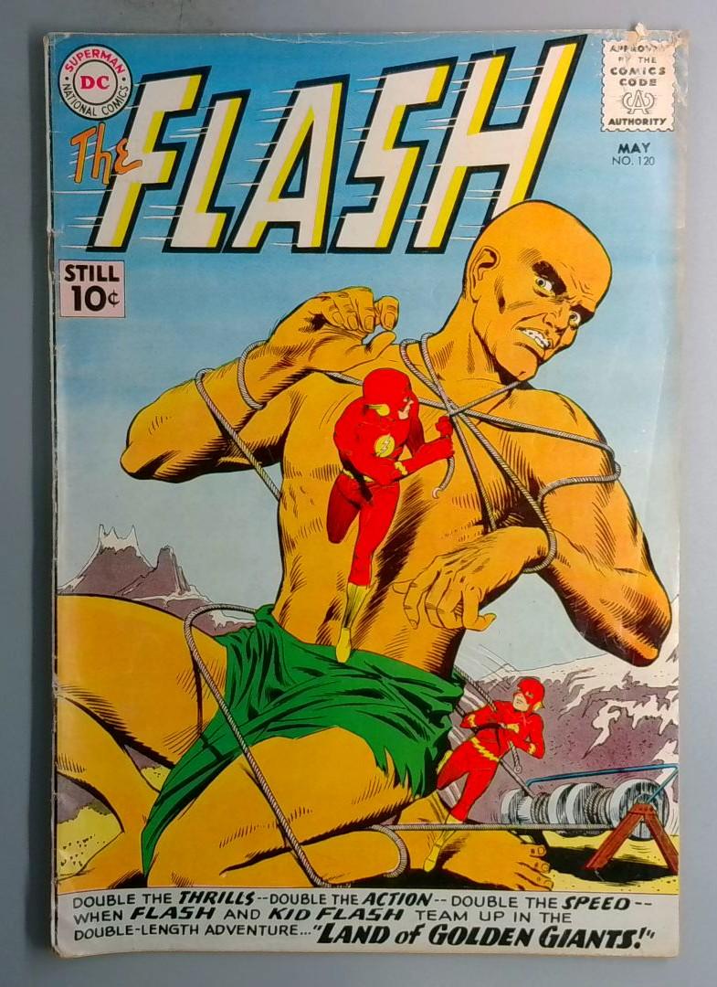 Flash #120 GD+, SEE PICS for Condition, DC 1961