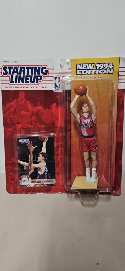Shawn Bradley 76ers Starting Lineup Kenner 1994