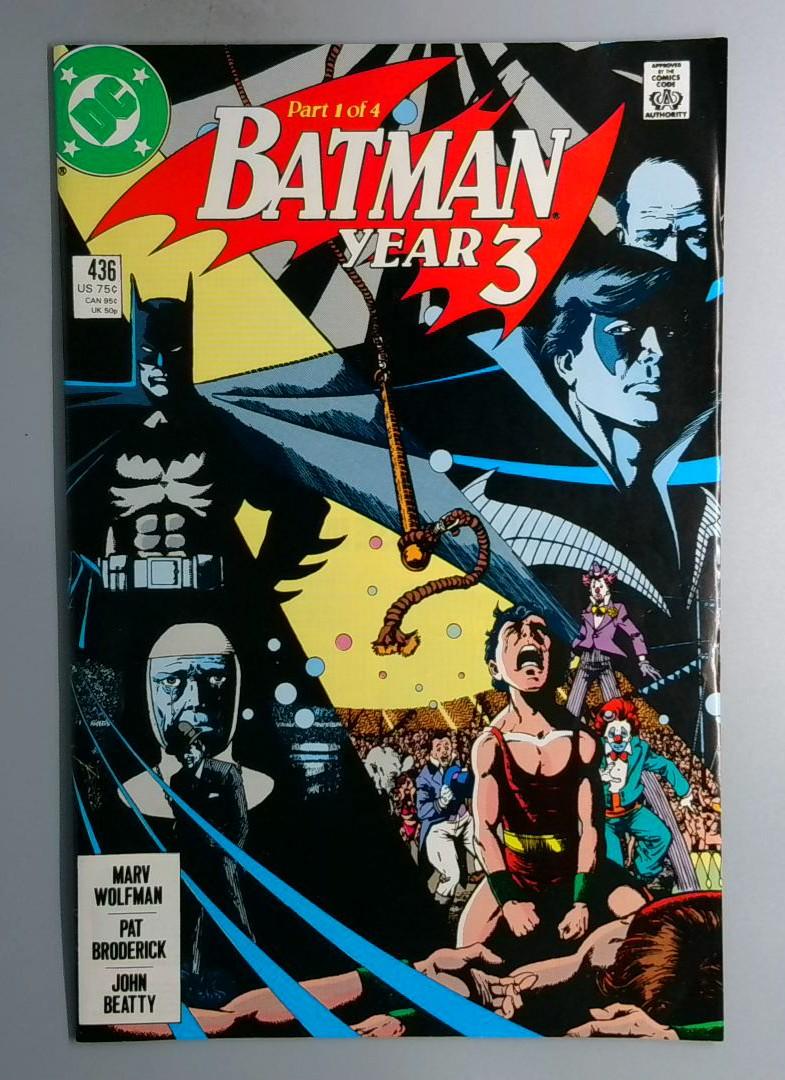 Batman #436 2nd Print, 1st Appearance of Tim Drake DC Comics 1989