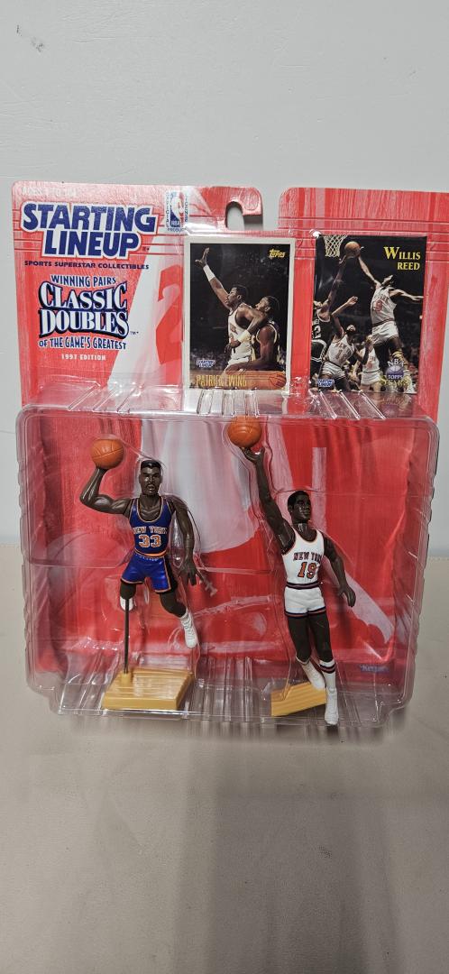 Patrick Ewing and John Starks Starting Lineup Classic Doubles Topps 1997