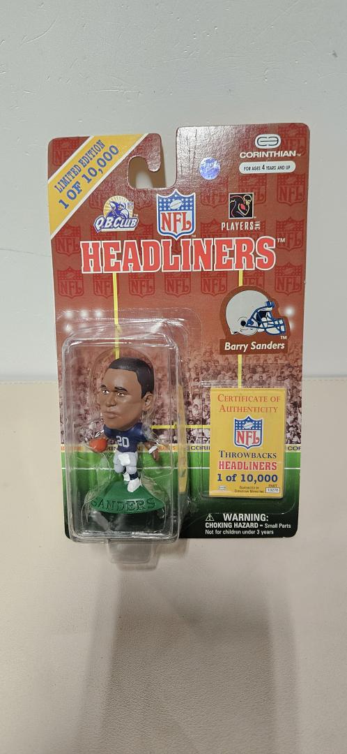 Barry Sanders NFL Headliners Corinthian 1996