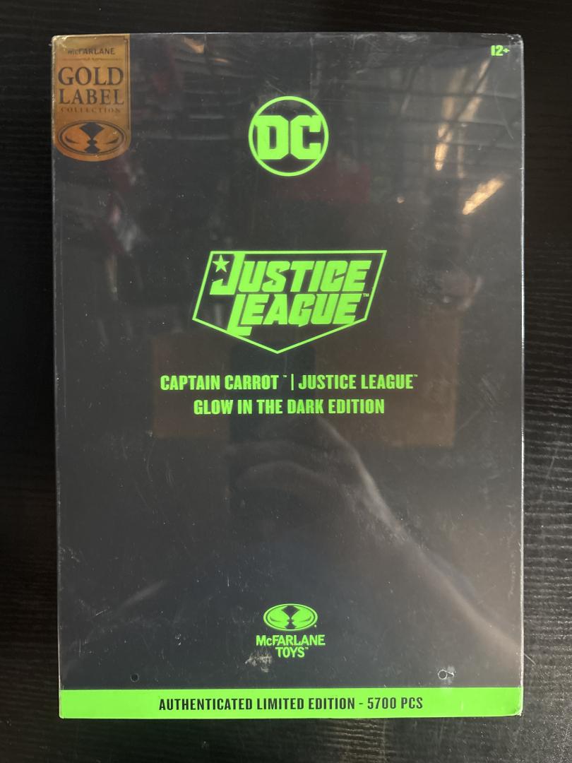 Captain Carrot Justice League Glow in the Dark McFarlane Toys
