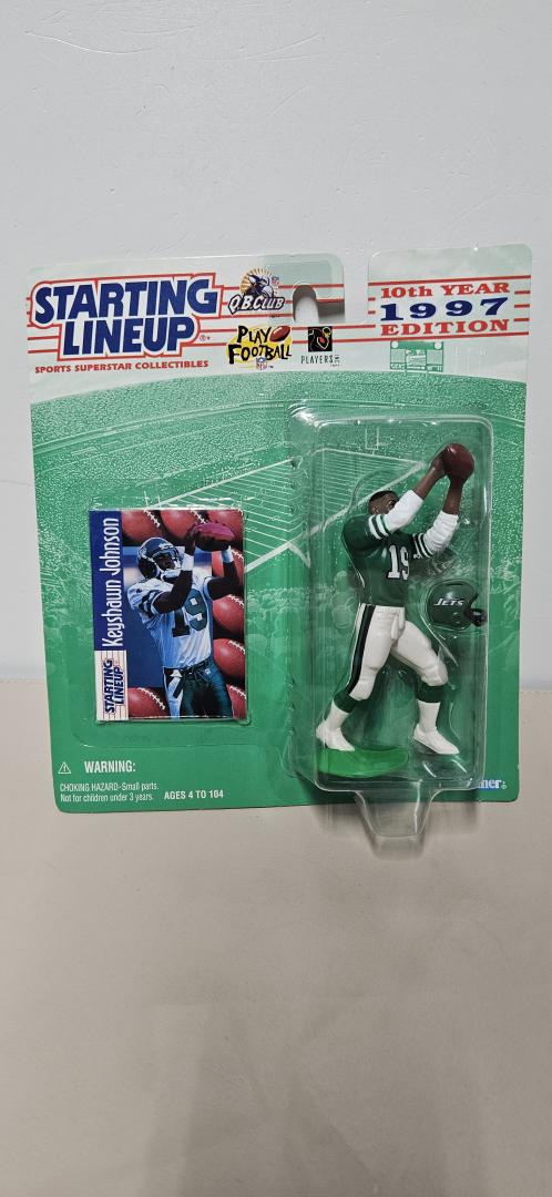 Keyshawn Johnson New York Jets Starting Lineup Kenner 1997