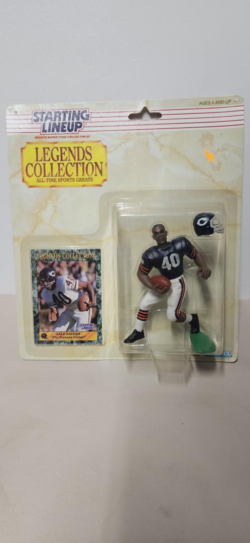 Gale Sayers Chicago Bears Starting Lineup Legends Collection Kenner