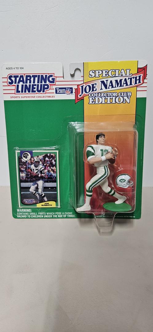 Joe Namath Starting Lineup Special Collector Club Edition Kenner 1995