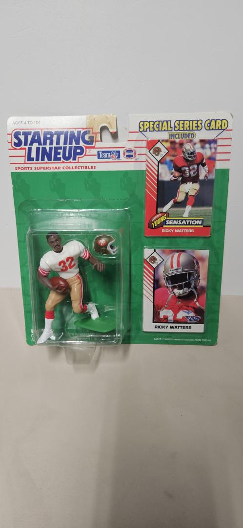 Ricky Watters Starting Lineup San Francisco 49ers Kenner 1992