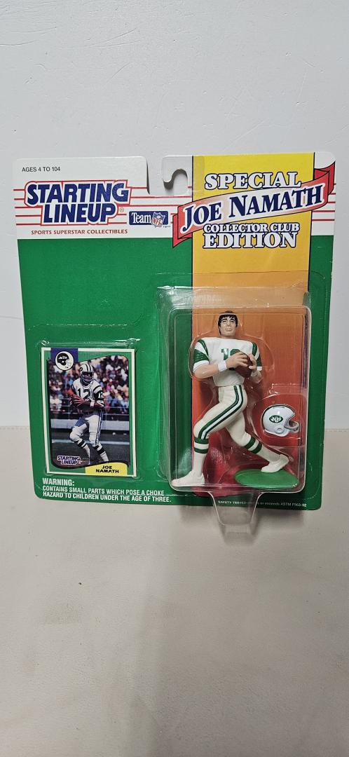 Joe Namath New York Jets Starting Lineup Collector Club Edition Kenner