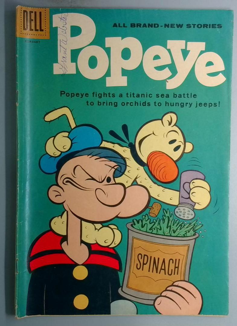 Popeye #57 VG/FN Dell 1961