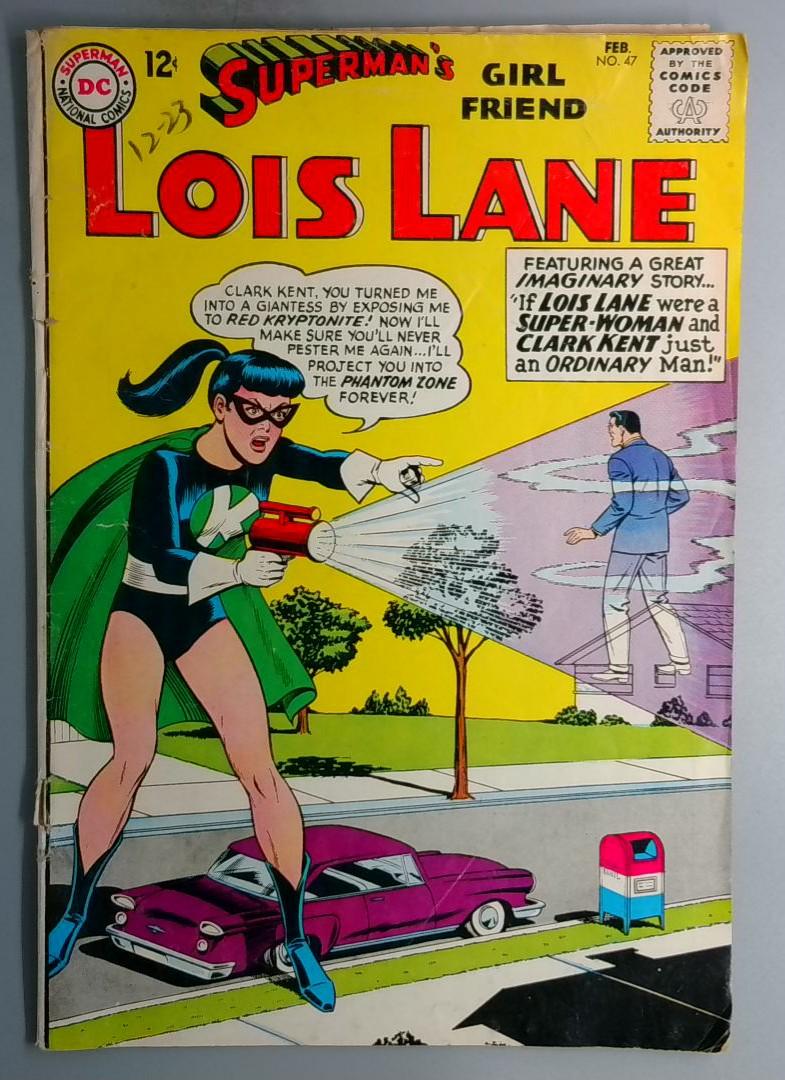 Supermans Girlfriend, Lois Lane #47 Bottom Staple Detached DC 1964