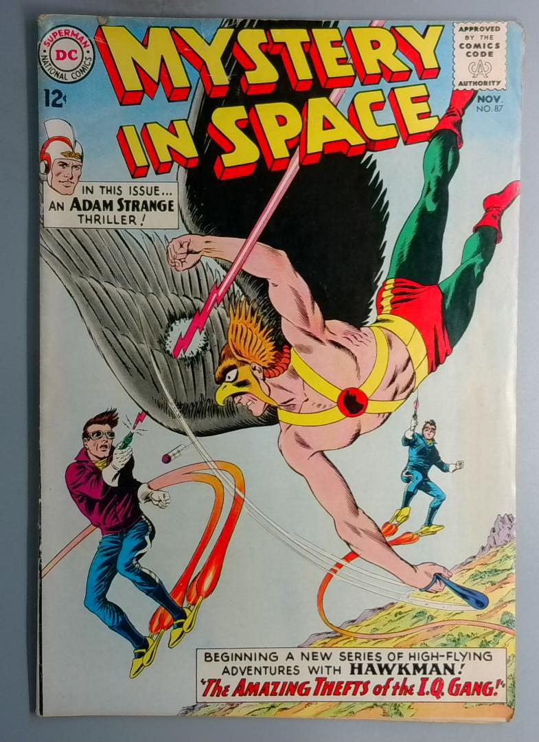 Mystery in Space #87 VG/FN Hawkman Begins, DC 1963