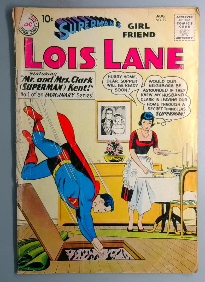Supermans Girlfriend, Lois Lane #19 Centerfield Detached, DC 1960