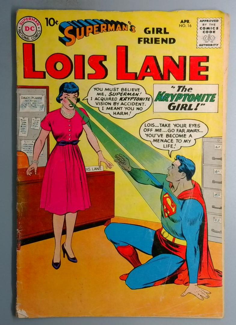 Supermans Girlfriend, Lois Lane #16 VG- DC 1960
