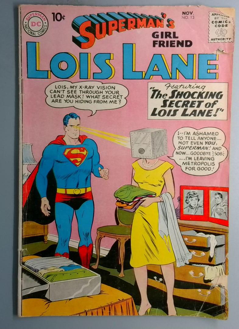 Supermans Girlfriend, Lois Lane #13 1st Appearance of Sam and Ella Lane DC 1959