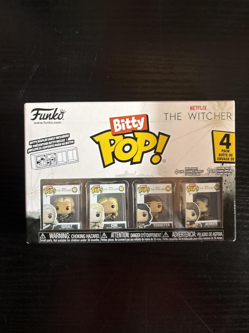 Funko Pop! Bitty The Witcher 4 Pack Geralt Ciri Yennefer Jaskier