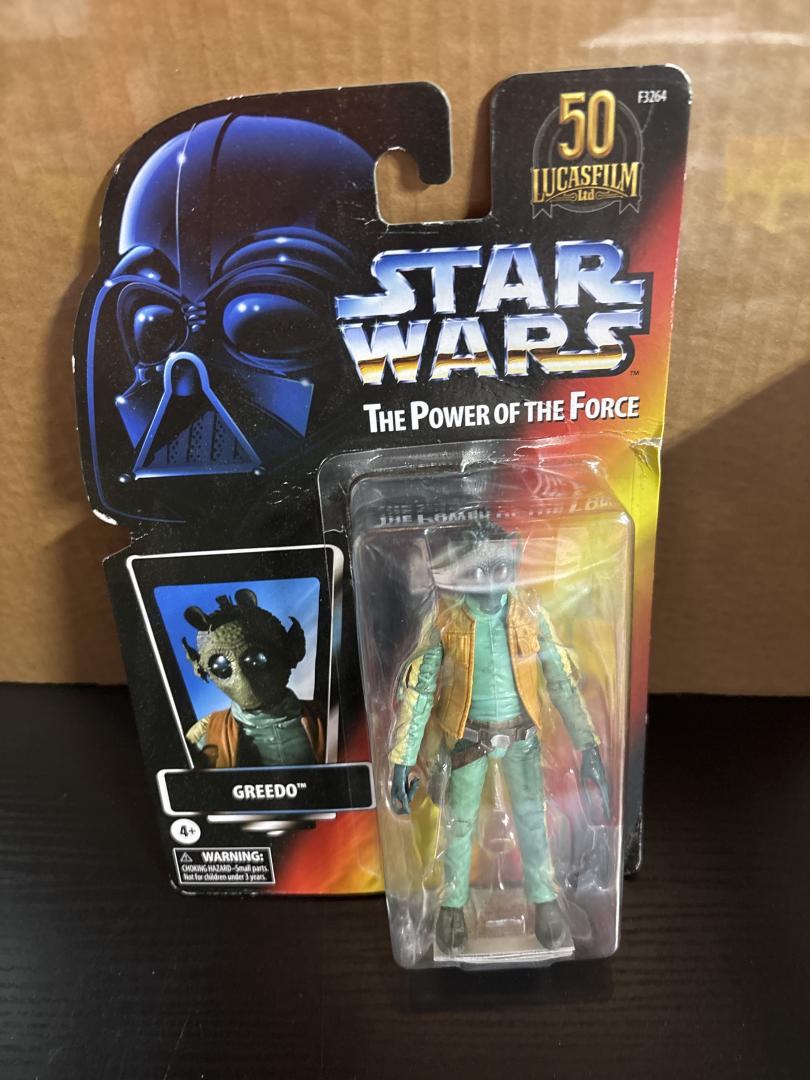 Greedo Star Wars The Power of the Force Hasbro 2020 Damaged Plastic 