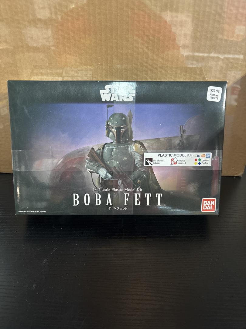 Boba Fett 1/12 Scale Plastic Model Kit Bandai Star Wars 2018