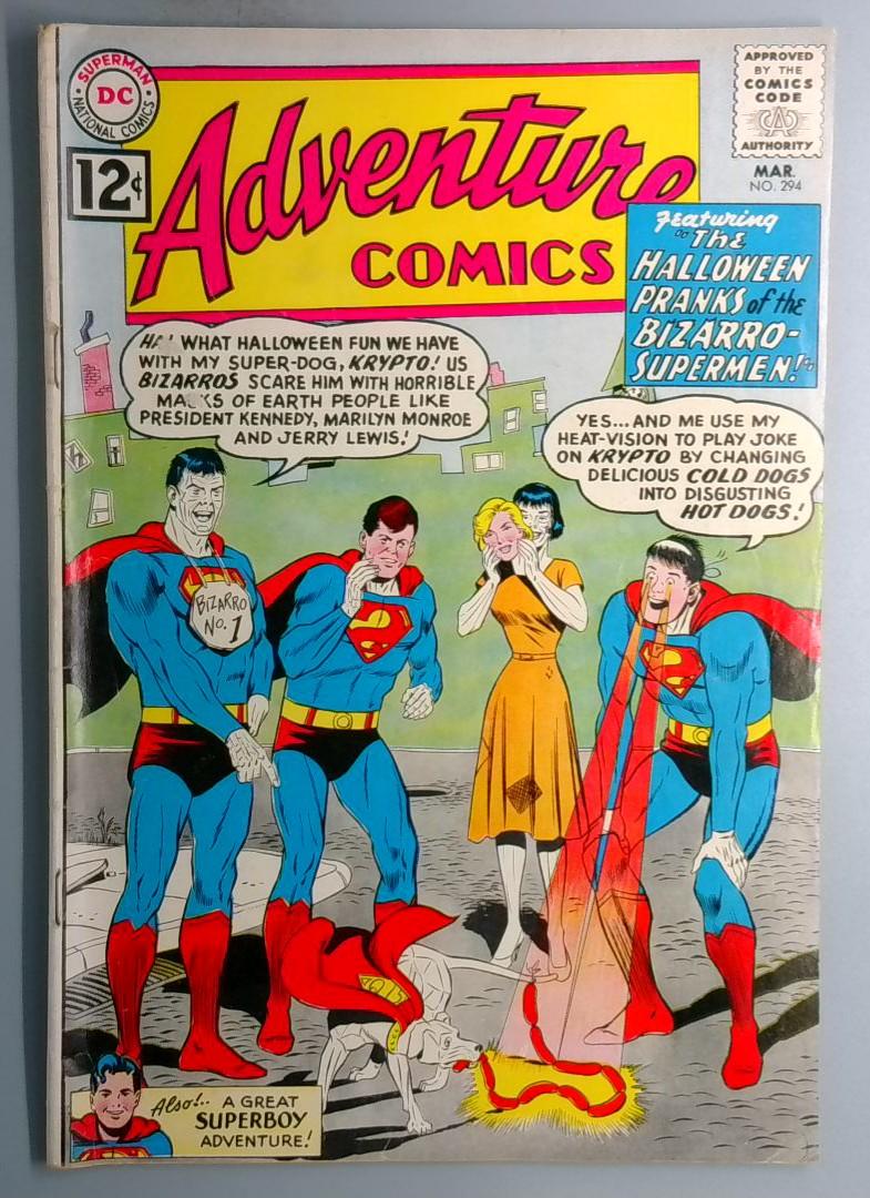 Adventure Comics #294 VG/FN Bizarro Marilyn Monroe DC Comics 1962